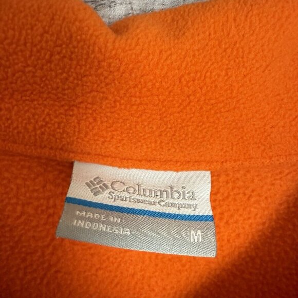 Columbia Clemson Tigers Orange Full Zip Fleece Women’s Medium - Picture 5 of 10